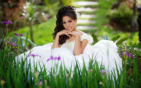 dress woman bride HD Desktop Wallpaper | Background Image