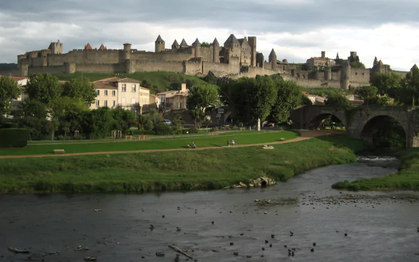 man made Carcassonne HD Desktop Wallpaper | Background Image