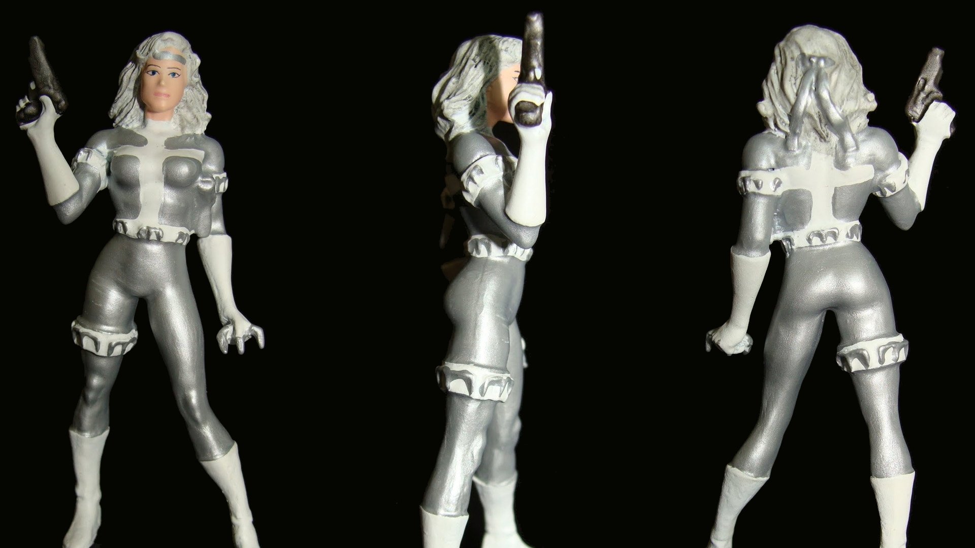 Download Comic Silver Sable (Marvel Comics) HD Wallpaper