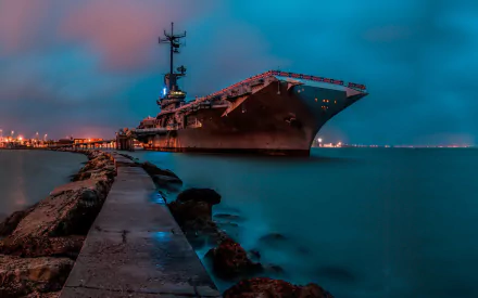 warship aircraft carrier military USS Lexington (CV-16) HD Desktop Wallpaper | Background Image