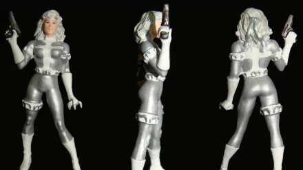 Comic Silver Sable (Marvel Comics) HD Desktop Wallpaper | Background Image