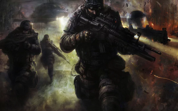 Sci Fi SWAT HD Desktop Wallpaper | Background Image