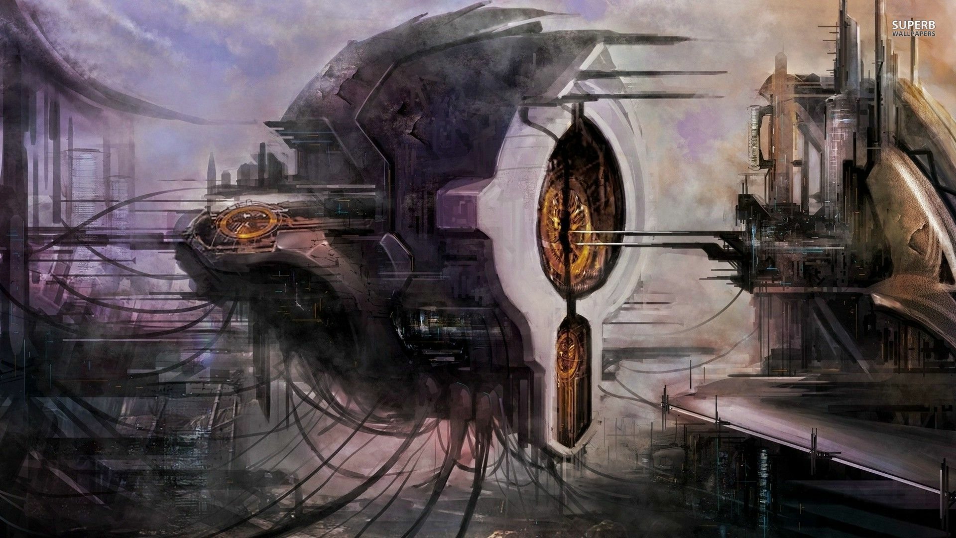 Download Sci Fi Spaceship HD Wallpaper | 1920x1080 | Wallpaper Abyss