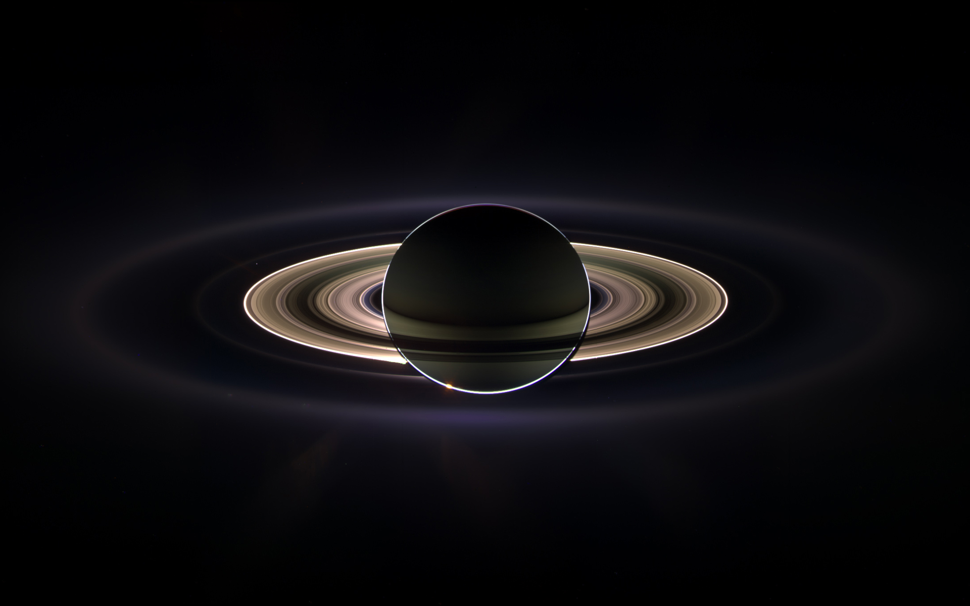 Sci Fi Saturn HD Wallpaper