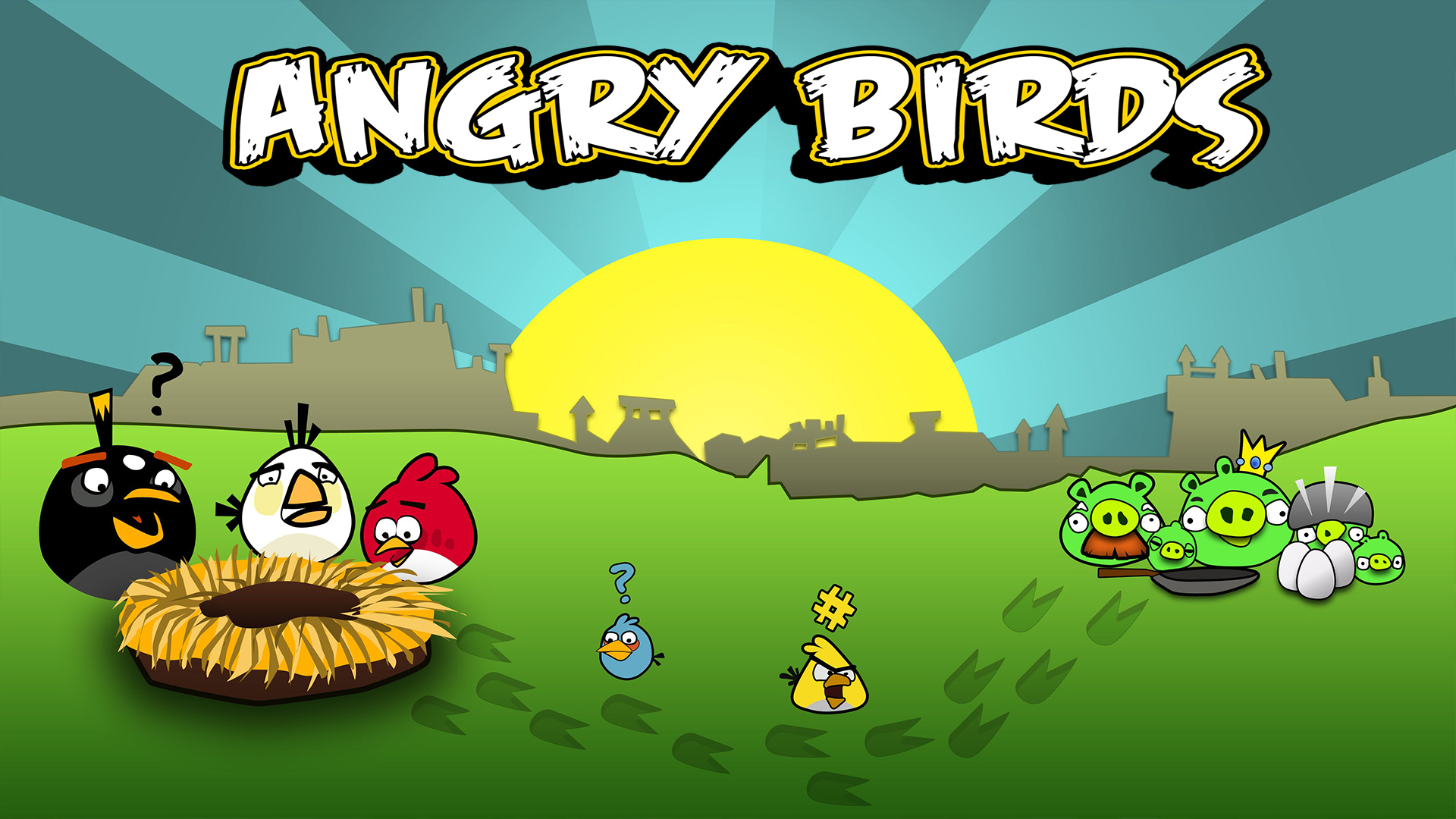 angry birds game background