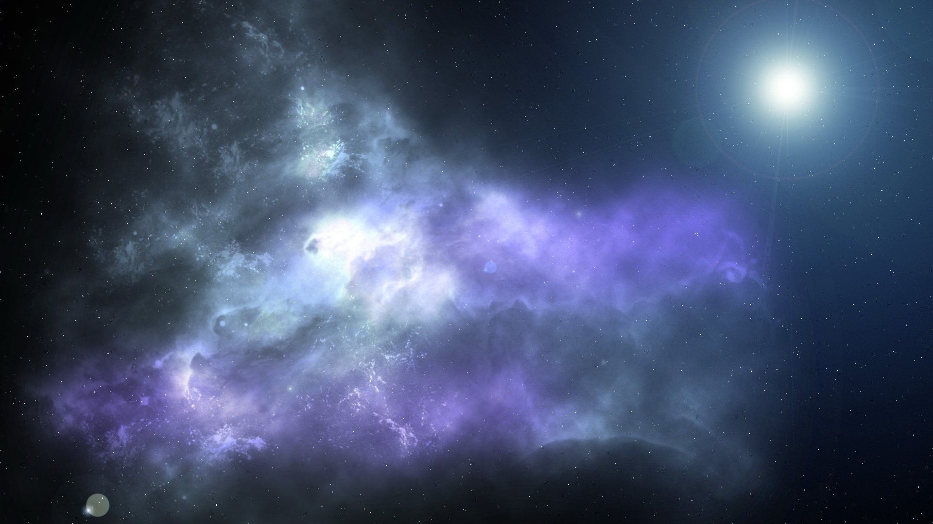 Sci Fi Nebula HD Wallpaper