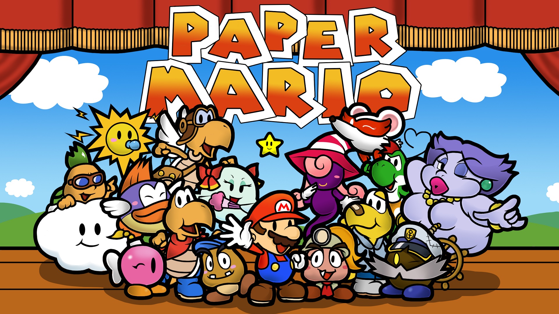 Paper Mario HD Wallpaper | Background Image | 1920x1080