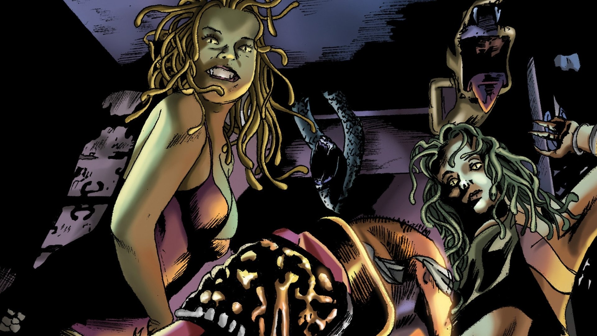 Download Comic Wraith Of The Titans HD Wallpaper