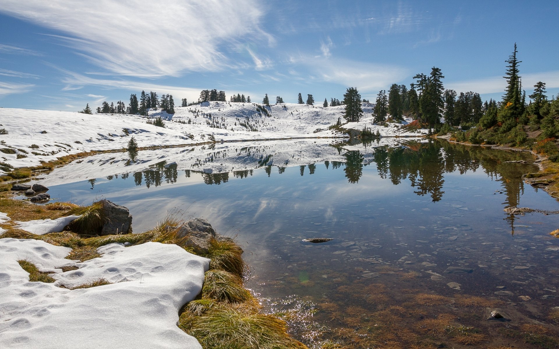 Download Nature Elfin Lake HD Wallpaper