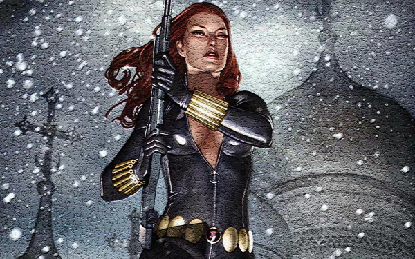 Comic Black Widow HD Desktop Wallpaper | Background Image