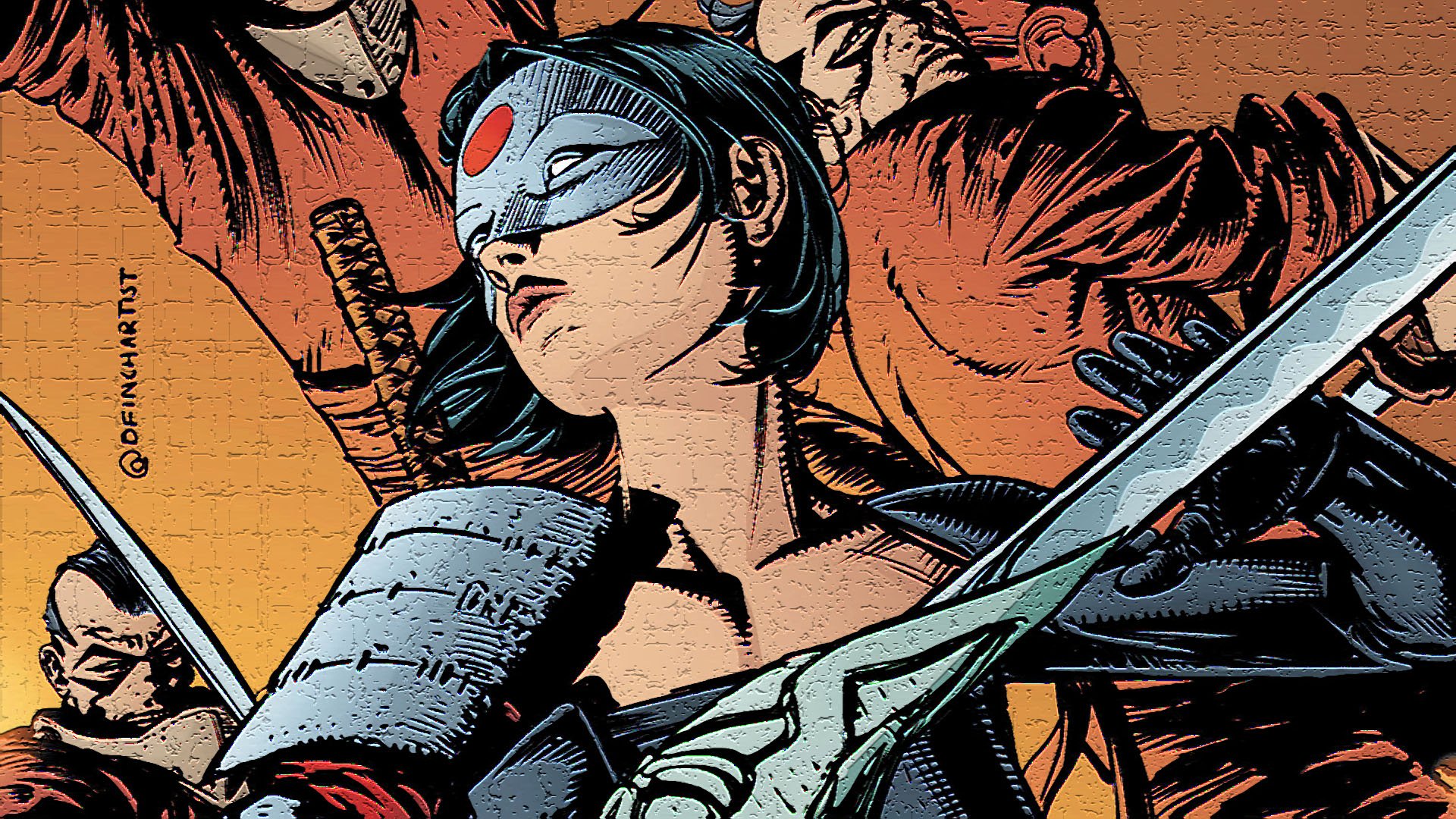 Download Comic Katana (DC Comics) HD Wallpaper