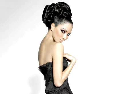 hair-dress music Nicole Scherzinger HD Desktop Wallpaper | Background Image