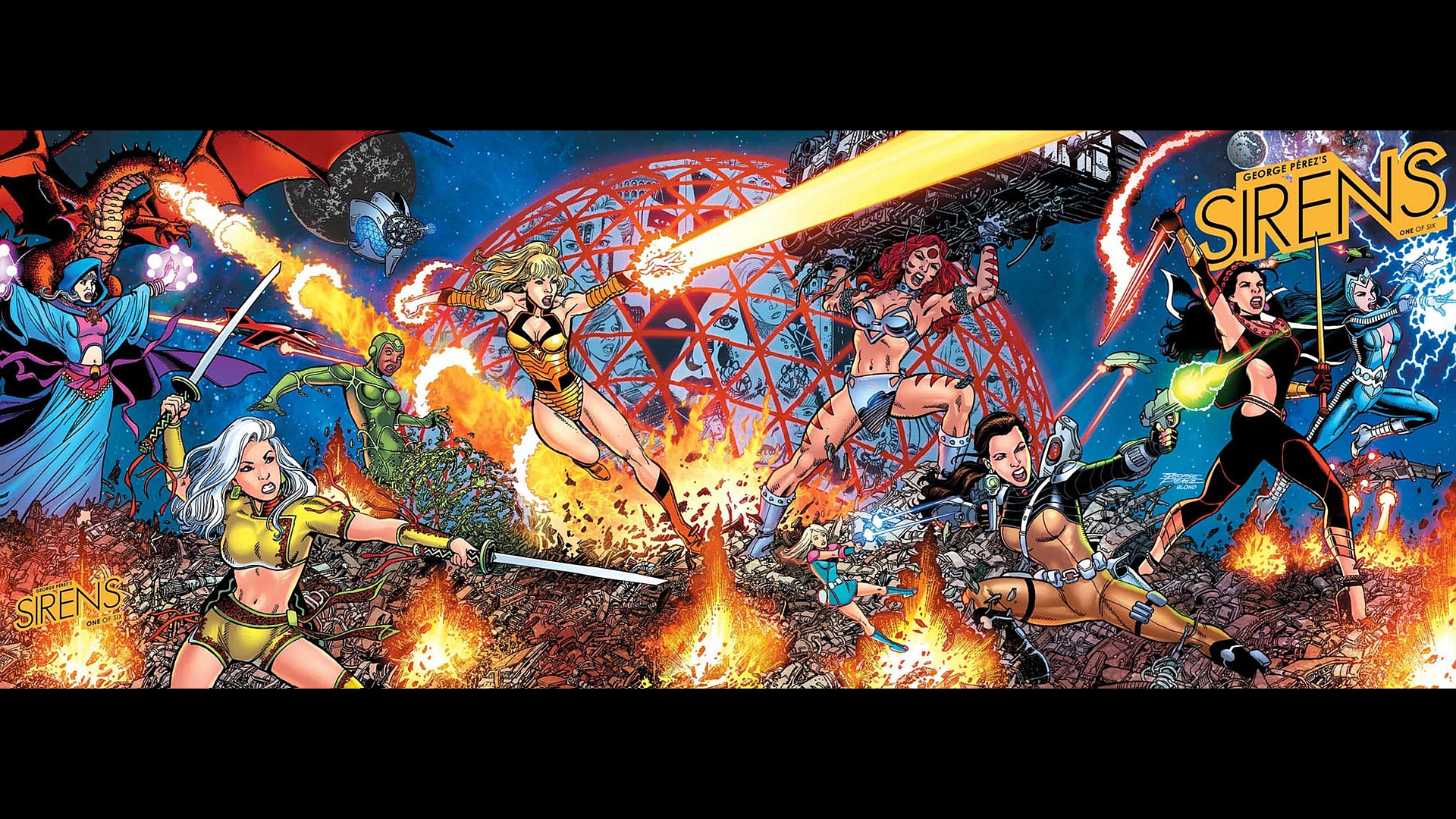Comics Sirens HD Wallpaper | Background Image