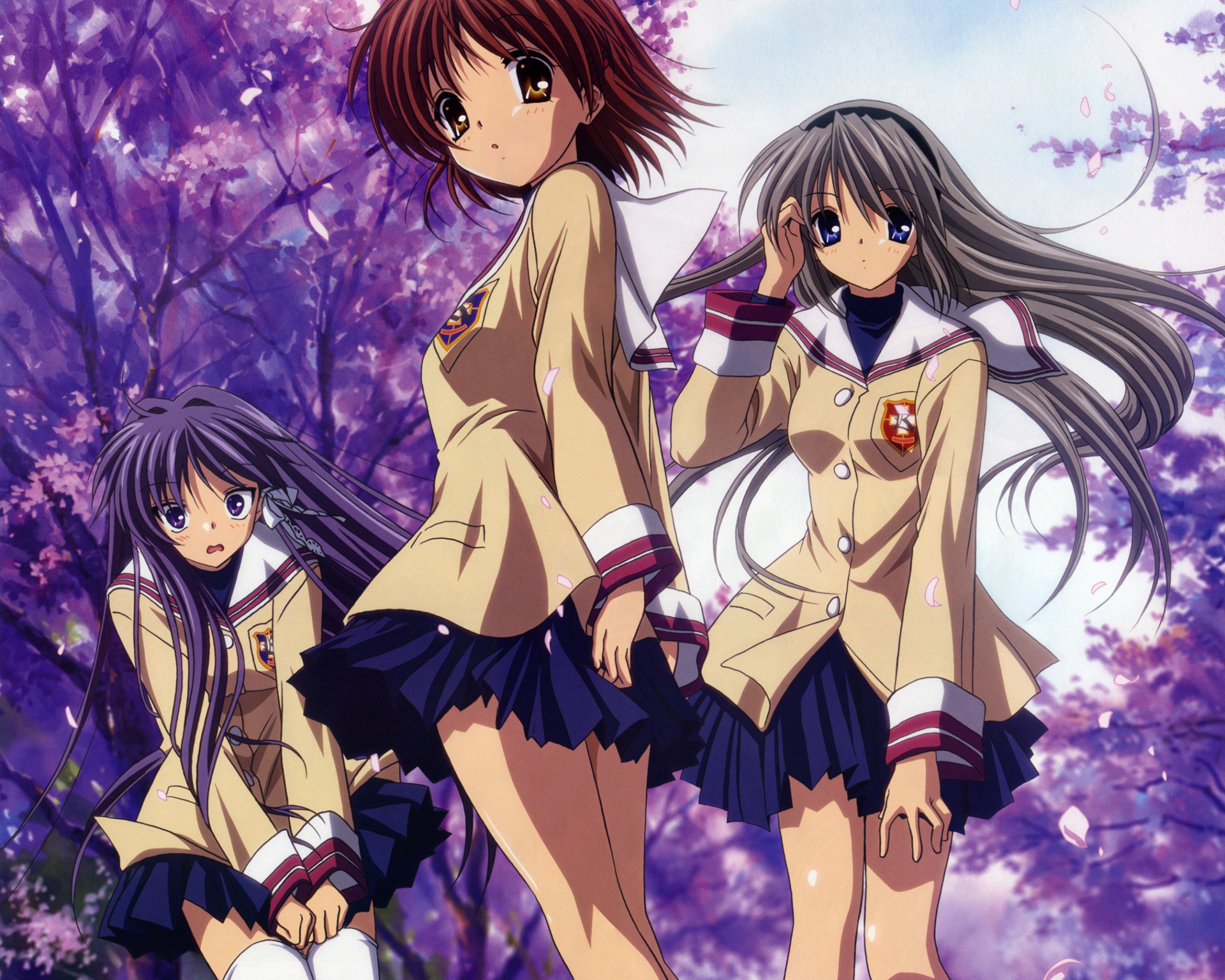 Download Kyou Fujibayashi Tomoyo Sakagami Nagisa Furukawa Anime Clannad ...