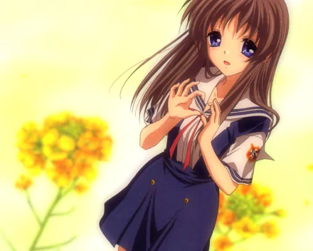 Yukine Miyazawa Anime Clannad HD Desktop Wallpaper | Background Image
