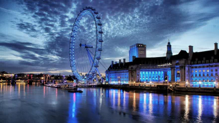 man made ferris wheel HD Desktop Wallpaper | Background Image