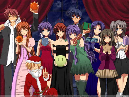 Kotomi Ichinose Fuuko Ibuki Tomoyo Sakagami Tomoya Okazaki Kyou Fujibayashi Ryou Fujibayashi Youhei Sunohara Sanae Furukawa Akio Furukawa Nagisa Furukawa Anime Clannad HD Desktop Wallpaper | Background Image