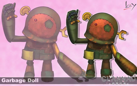 Junk Robot Anime Clannad HD Desktop Wallpaper | Background Image