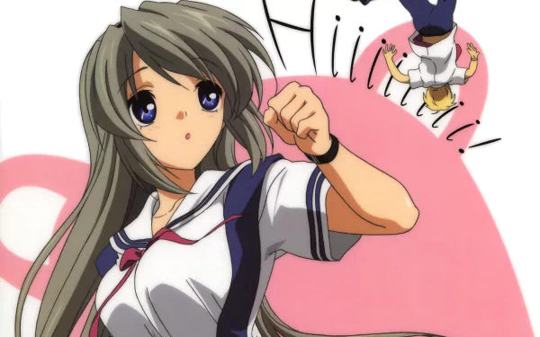 Youhei Sunohara Tomoyo Sakagami Anime Clannad HD Desktop Wallpaper | Background Image