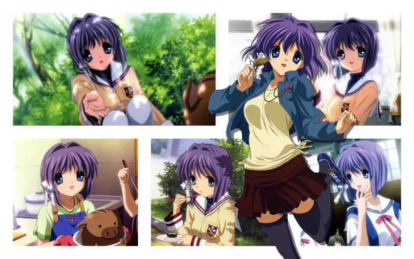 Ryou Fujibayashi Anime Clannad HD Desktop Wallpaper | Background Image
