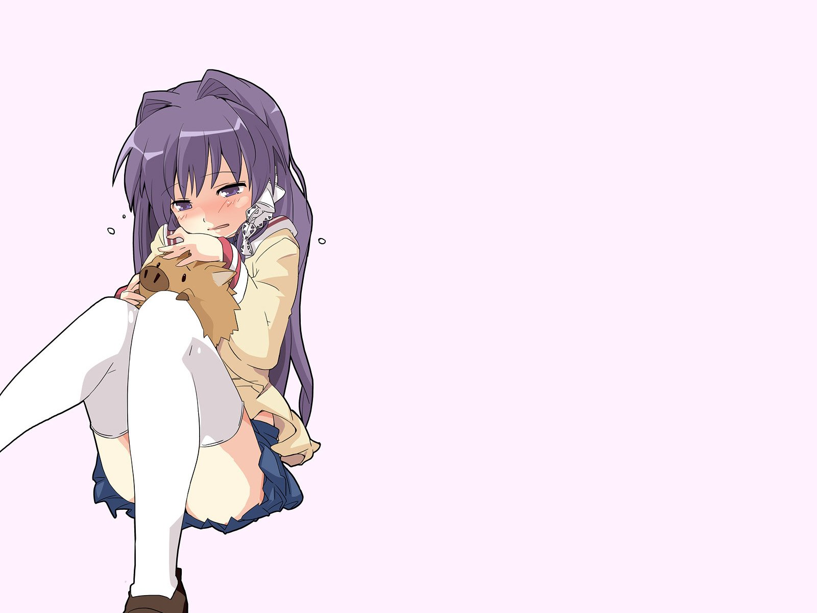Download Botan (Clannad) Kyou Fujibayashi Anime Clannad Wallpaper