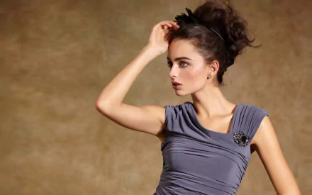 dress hair-dress model woman Darla Baker HD Desktop Wallpaper | Background Image