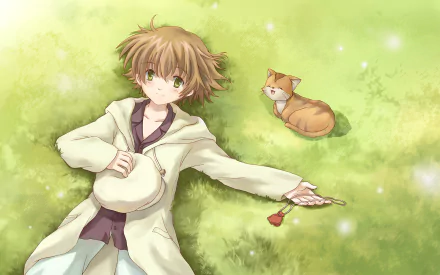 Katsuki Shima Anime Clannad HD Desktop Wallpaper | Background Image