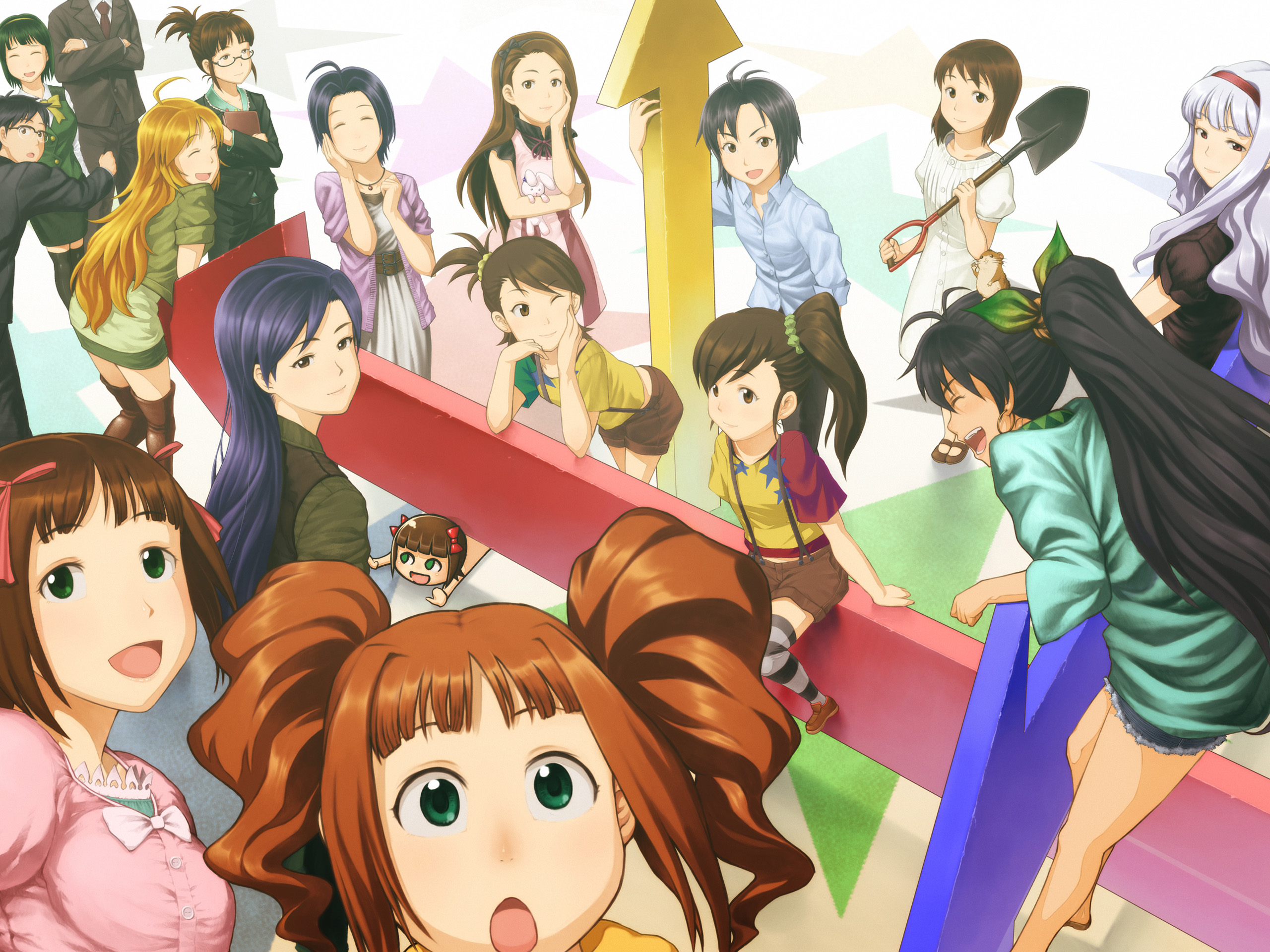 Anime The iDOLM@STER HD Wallpaper