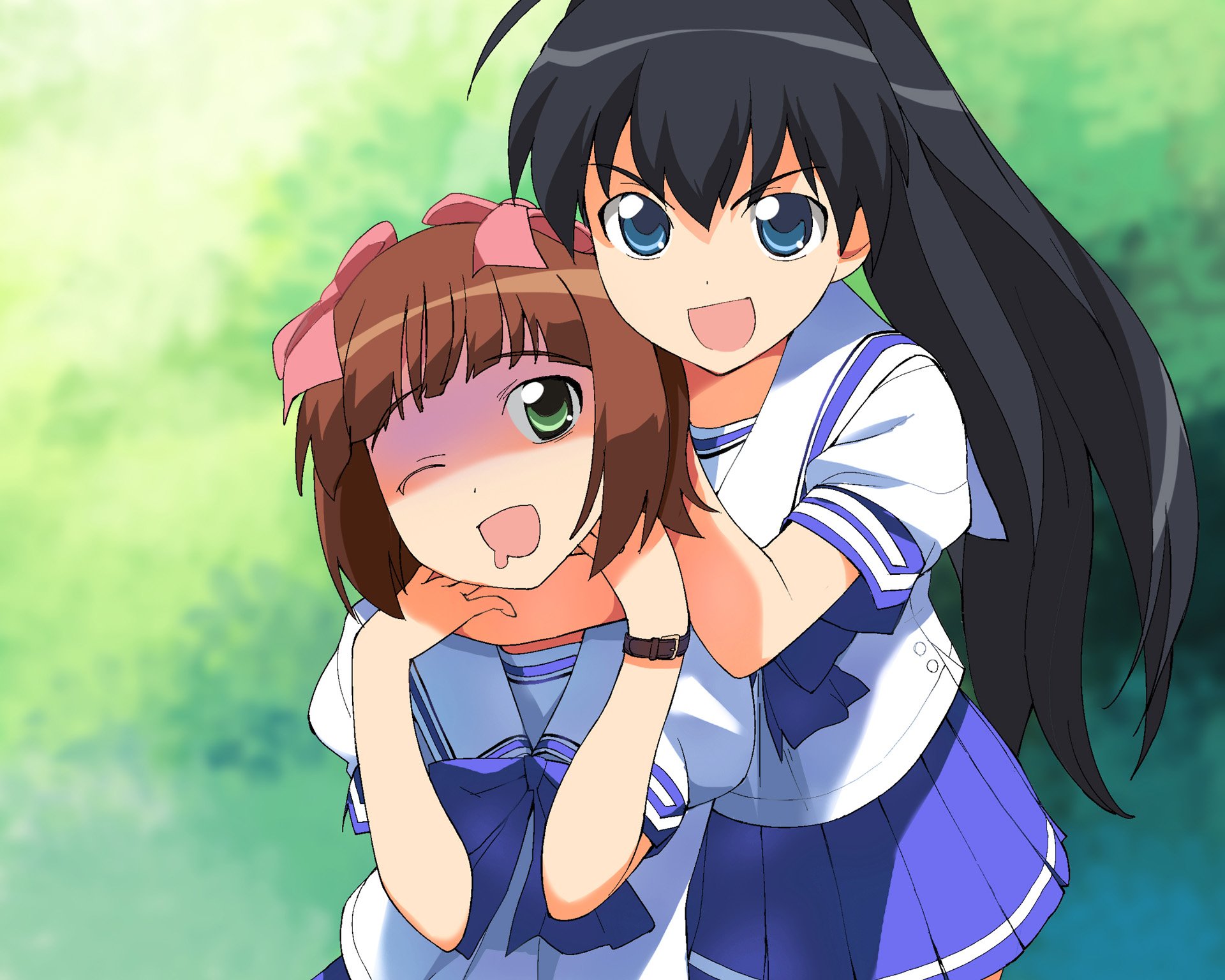 Download Hibiki Ganaha Haruka Amami Anime The IDOLM@STER HD Wallpaper