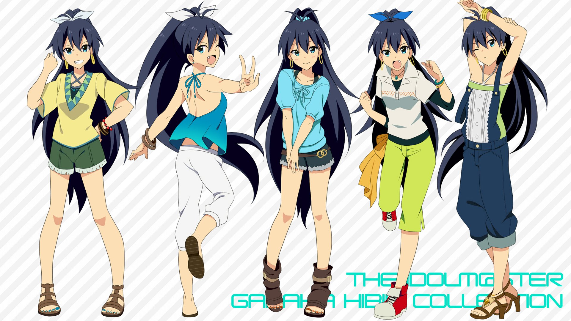 Download Hibiki Ganaha Anime The IDOLM@STER HD Wallpaper