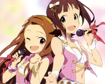 Haruka Amami Iori Minase Anime The iDOLM@STER HD Desktop Wallpaper | Background Image