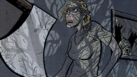 Comic the evil tree HD Desktop Wallpaper | Background Image