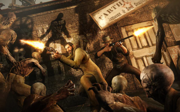 video game HUNT: Horrors of the Gilded Age HD Desktop Wallpaper | Background Image