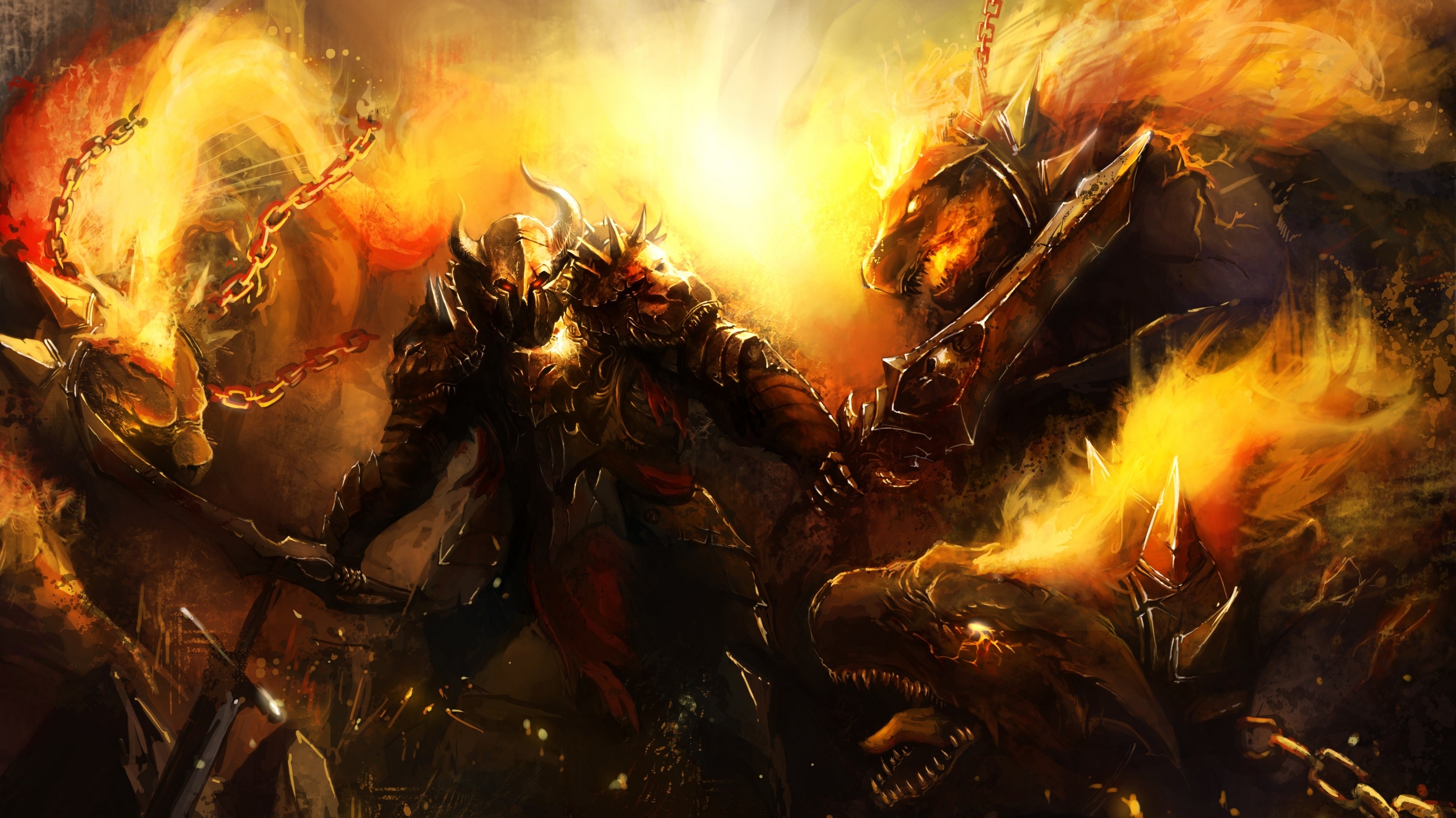 Download Dark Warrior HD Wallpaper