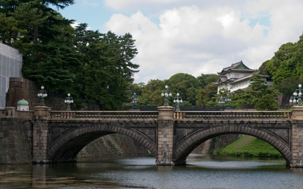 Man Made Tokyo Imperial Palace Palaces Japan Tokyo Bridge HD Wallpaper | Background Image