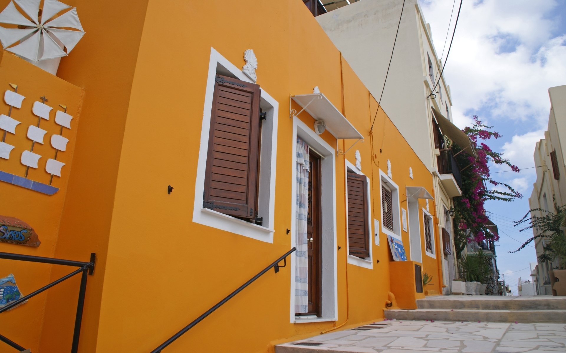 Download Man Made Ermoupoli HD Wallpaper