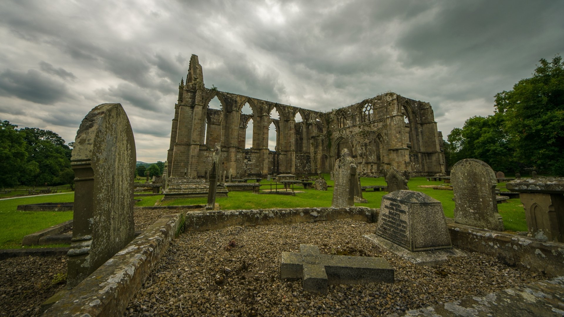 Download Man Made Bolton Priory HD Wallpaper