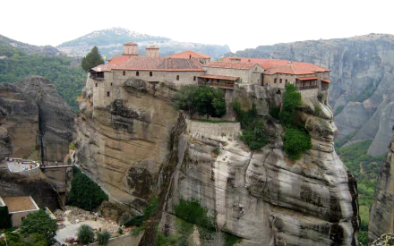 religious Meteora HD Desktop Wallpaper | Background Image