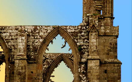 man made Bolton Priory HD Desktop Wallpaper | Background Image
