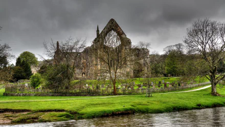 man made Bolton Priory HD Desktop Wallpaper | Background Image