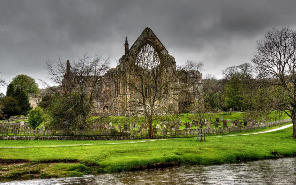 man made Bolton Priory HD Desktop Wallpaper | Background Image