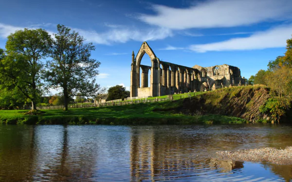 man made Bolton Priory HD Desktop Wallpaper | Background Image