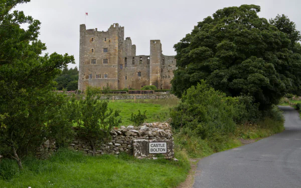 man made bolton castle HD Desktop Wallpaper | Background Image