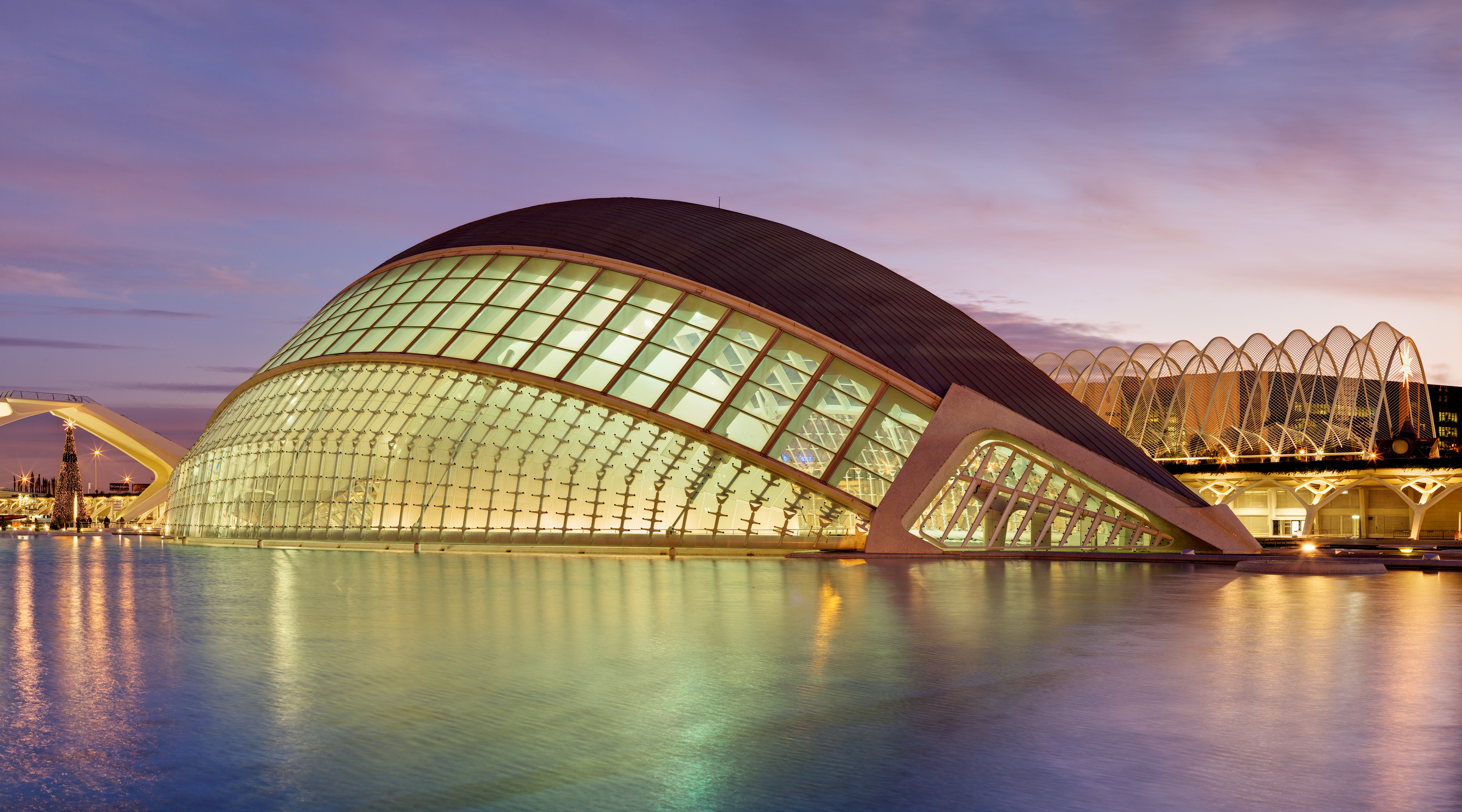 Man Made City Of Arts And Sciences HD Wallpaper | Background Image