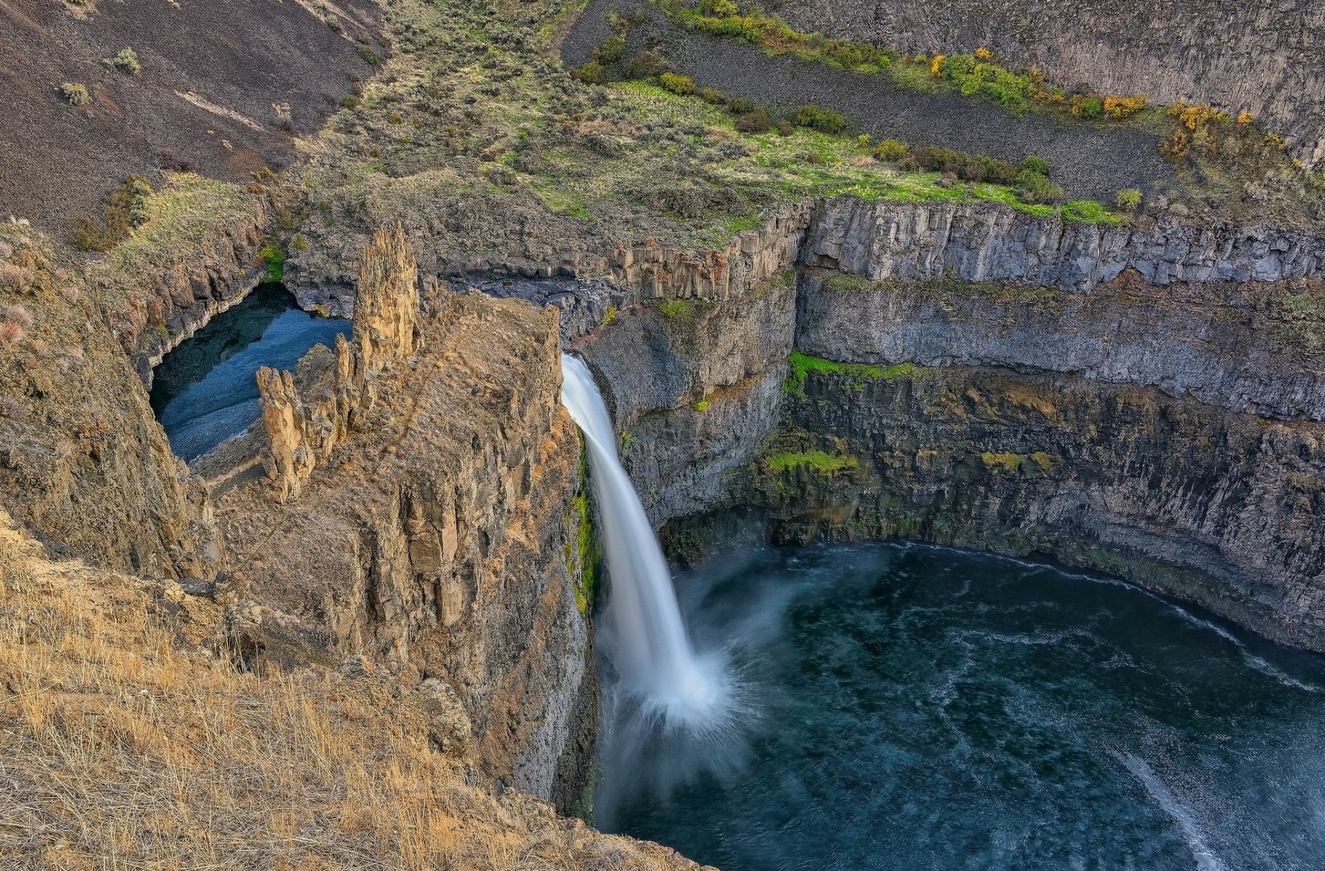 Download Creek Nature Waterfall HD Wallpaper