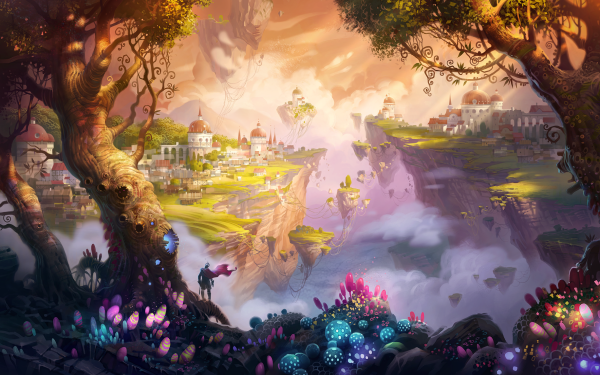Fantasy City HD Wallpaper | Background Image