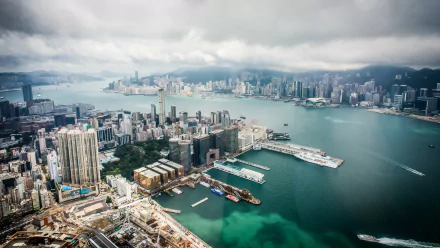 man made Hong Kong HD Desktop Wallpaper | Background Image