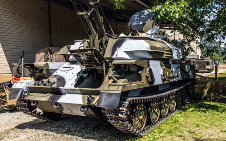 military ZSU-23-4 HD Desktop Wallpaper | Background Image