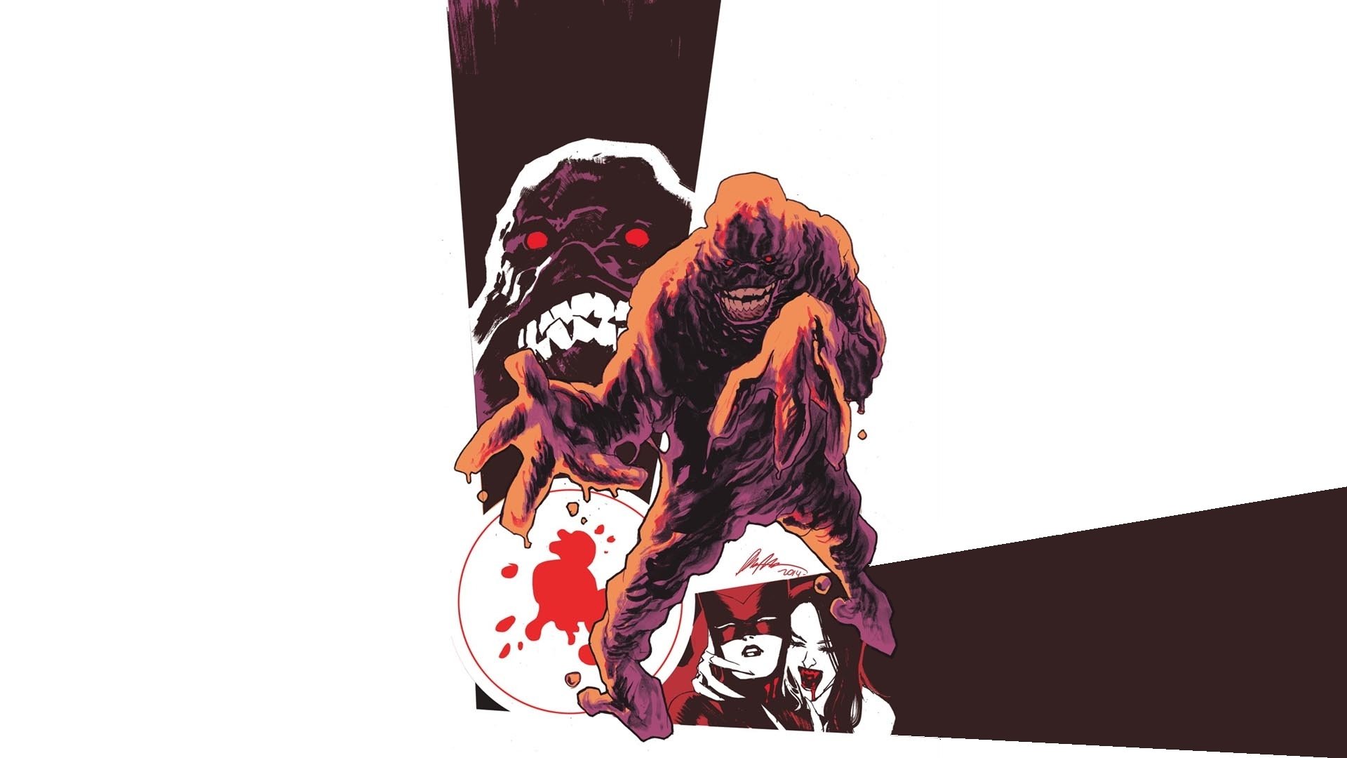 Download Clayface Comic Batwoman HD Wallpaper