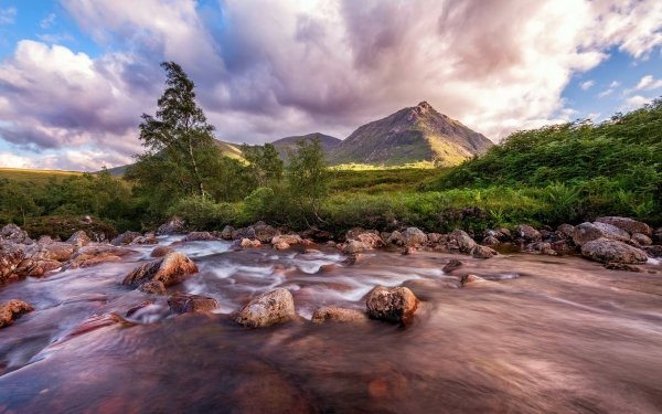 Nature Stream Hill Scotland HD Wallpaper | Background Image